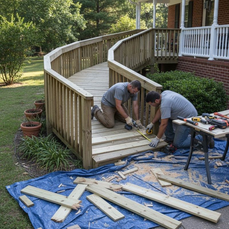 Wood Ramp Repair in Kansas City, KS
