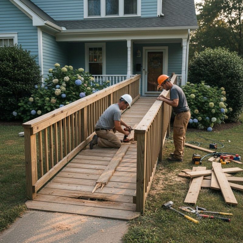 Wood Ramp Repair in Wilmington, NC